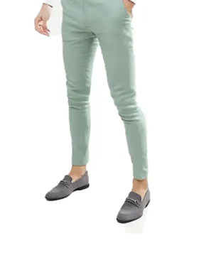 Mens Green Three Piece Suit