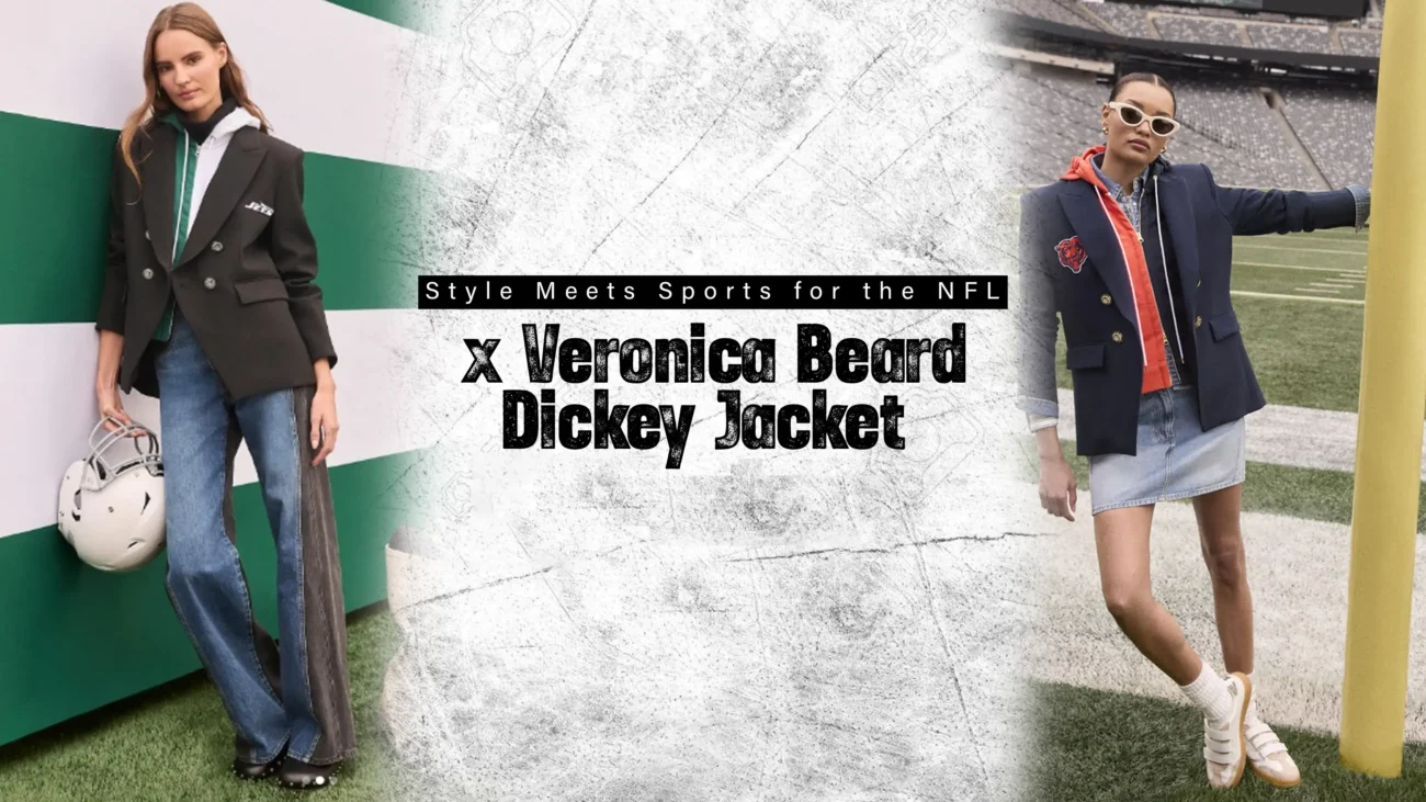 NFL x Veronica Beard Dickey Jacket Collection - Blog Banner Image