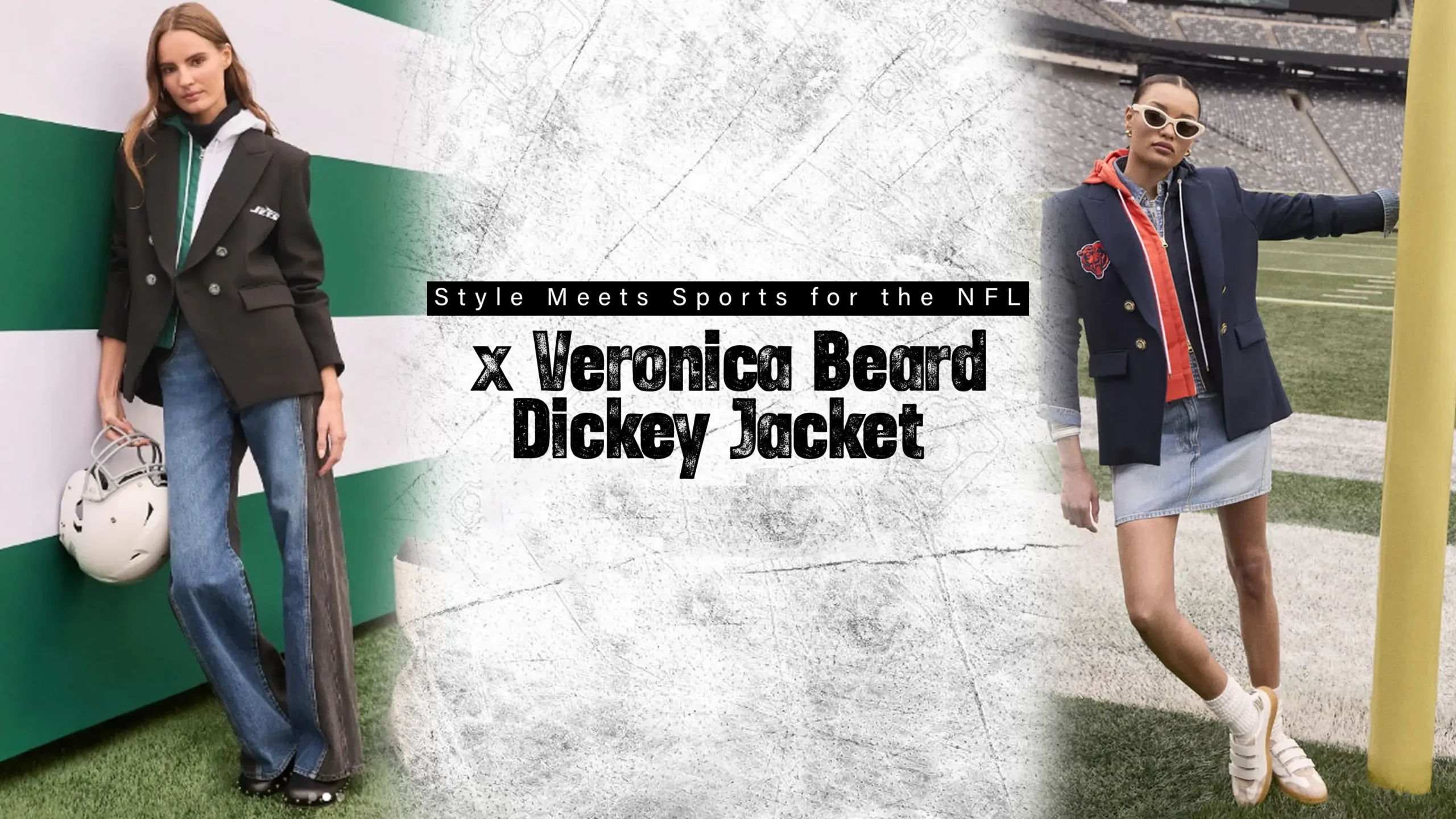 NFL x Veronica Beard Dickey Jacket Collection - Blog Banner Image