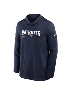 New-England-Patriots-Sideline-Performance-Long-Sleeve-Hoodie-T-Shirt