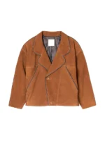 Oversized suede jacket