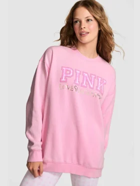 PINK-x-LoveShackFancy-Crew-Sweatshirt