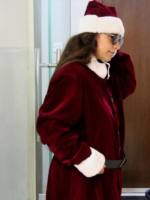 Mens Premium Velvet Santa Claus Coat