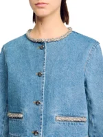 Rhinestone denim jacket