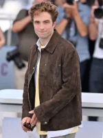 Robert Pattinson Die My Love Movie Event 2025 Brown Jacket