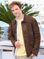 Robert Pattinson Die My Love Movie Event 2025 Brown Jacket