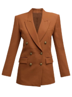 Selling Sunset S8 Alanna Gold Brown Suit