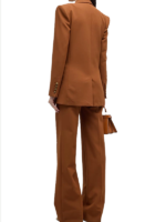 Selling Sunset S8 Alanna Gold Brown Suit