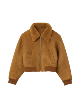 Shearling Bomber Jacket