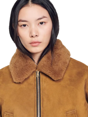 Shearling Bomber Jacket