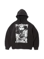 Supreme Hysteric Glamour Thermal Lined Zip Up Hooded Sweatshirt