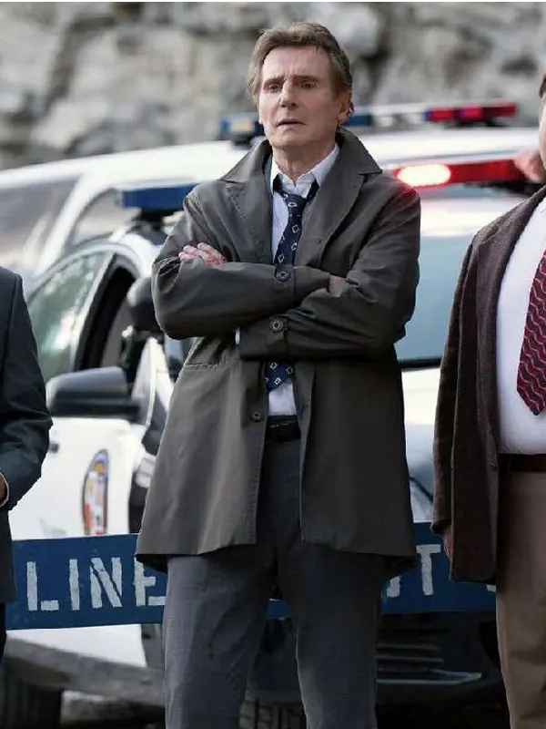 The Naked Gun Liam Neeson Grey Coat 2 The Naked Gun Liam Neeson Grey Coat