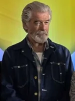 The Thursday Murder Club Pierce Brosnan Denim Jacket