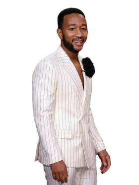 The Voice S25 Pinstripe Suit