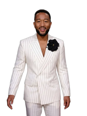 The Voice S25 Pinstripe Suit