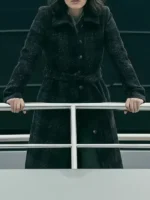 The Woman in Cabin 10 Keira Knightley Plaid Coat