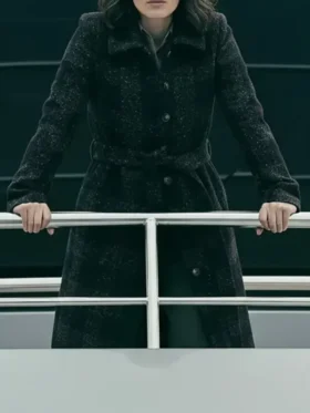 The Woman in Cabin 10 Keira Knightley Plaid Coat