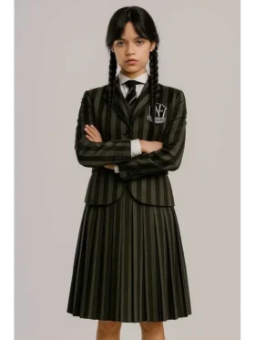 Wednesday Cosplay School Blazer
