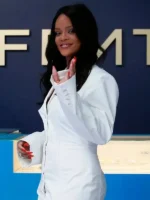 Fenty White Corset Blazer Dress