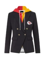 Women's Kansas City Chiefs Veronica Beard Black Dickey Jacket