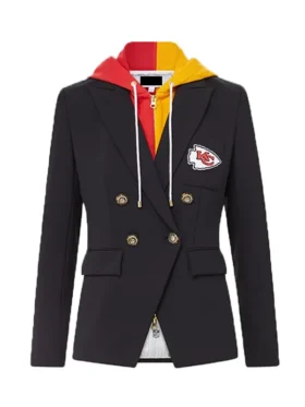 Women's Kansas City Chiefs Veronica Beard Black Dickey Jacket