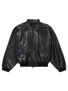 Kendrick Lamar GNX Black Leather Jacket