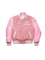 Grandeur Rosé Varsity Jacket