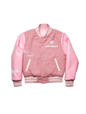 Grandeur Rosé Varsity Jacket