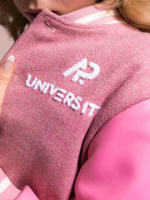 Grandeur Rosé Varsity Jacket