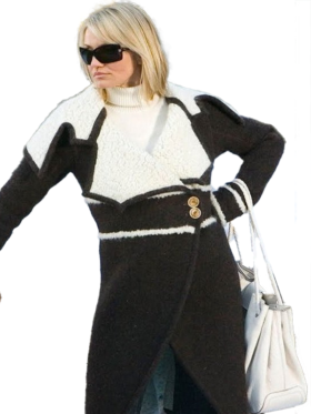 Cameron Diaz Street Fashion Wool Trench Coat