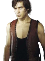 Michael Beck The Warriors Maroon Leather Vest