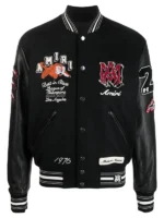 Amiri-Logo-Patch-Varsity-Jacket