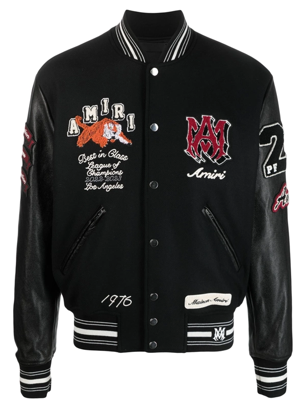 Amiri-Logo-Patch-Varsity-Jacket Amiri-Logo-Patch-Varsity-Jacket
