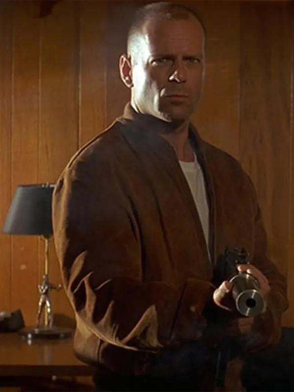 Bruce Willis bomber jacket pulp fiction Bruce Willis bomber jacket pulp fiction