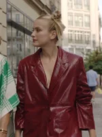 Camille Emily In Paris S03 Leather Blazer