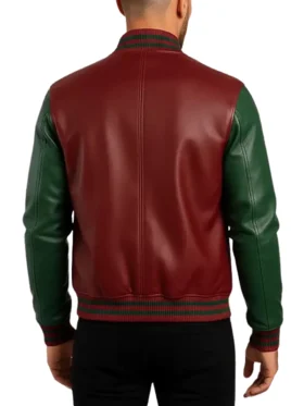 Christmas leather jacket men