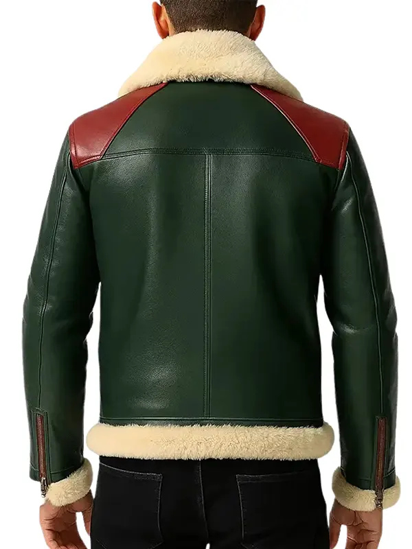 Christmas shearling jacket men