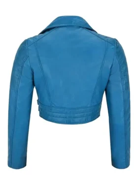 Cropped leather jacket womens, popular street style for women