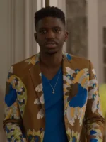 Emily In Paris S03 Julien Print Blazer