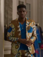 Emily In Paris S03 Julien Printed Floral Blazer