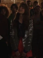 Emily In Paris S03 Lily Collins Silver Jacket