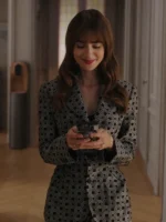 Emily-in-Paris-S03-Lily-Collins-Black-Grey-Blazer