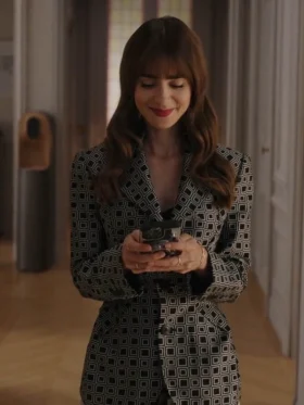 Emily-in-Paris-S03-Lily-Collins-Black-Grey-Blazer