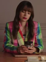 Emily in Paris S03 Lily Collins MultiColor Blazer