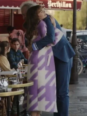 Emily in Paris Season 3 Emily Purple Coat