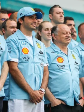 Ferrari Racing Blue Miami Grand Prix Shirt