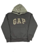 Gap Houndstooth Brown Hoodie