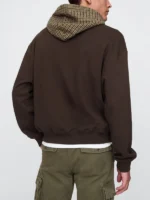 Gap-Houndstooth-Hoodie-Brown