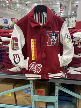Mickey Mouse Varsity Letterman Jacket