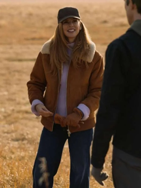 Sarah Rafferty Shearling Jacket | TVJACKETS